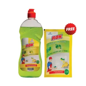 Rok Lemon Liquid Dishwash (Free Dishwash Refill 250 ml)